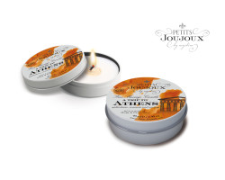 PETITS JOUJOUX Массажная свеча ATHENS мускус и пачули 33 гр.