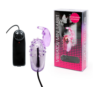 ВИБРОЯЙЦО КРОЛИК "VIBRATOR mini RABBIT" L 92 мм D 34 мм  арт. EE-10022