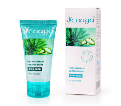ГЕЛЬ-ЛЮБРИКАНТ "УСЛАДА" с алоэ 60г туб пластиковый арт. LB-10007