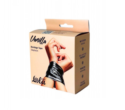 Бондажная лента Vanilla Oxytocin Black 1169-02lola