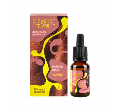 ВОЗБУЖДАЮЩИЕ КАПЛИ-АФРОДИЗИАК PLEASURE LAB PASSION DRIPS WARMING 1190-01LAB