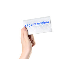 **SAGAMI Original Quick 002 - 6шт Полиуретановые Презервативы 0,02 мм, быстронадеваемые с язычком-foto9