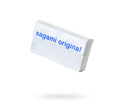 **SAGAMI Original Quick 002 - 6шт Полиуретановые Презервативы 0,02 мм, быстронадеваемые с язычком