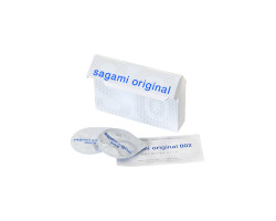 **SAGAMI Original Quick 002 - 6шт Полиуретановые Презервативы 0,02 мм, быстронадеваемые с язычком-foto5