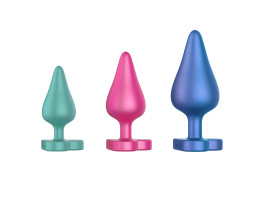 Набор анальных пробок Romp Luster, 3 шт