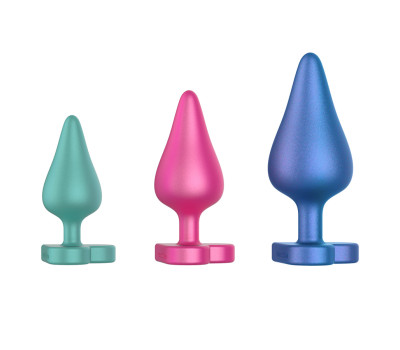 Набор анальных пробок Romp Luster, 3 шт