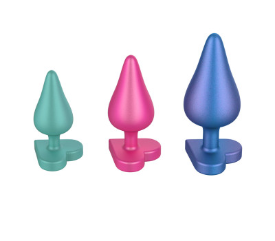 Набор анальных пробок Romp Luster, 3 шт