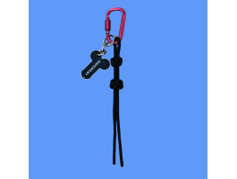 Брелок "I love Desire" в ассортименте с подвесом model-12 (розовый с черным тонким шнуром узлы)-foto2