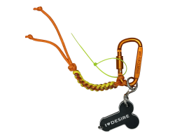 Брелок "I love Desire" в ассортименте с подвесом model-13 (оранжевый с оранжевым шнуром)