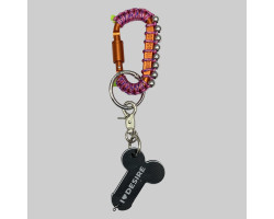 Брелок "I love Desire" в ассортименте с подвесом model-15 (оранжевый с бусинами)-foto2