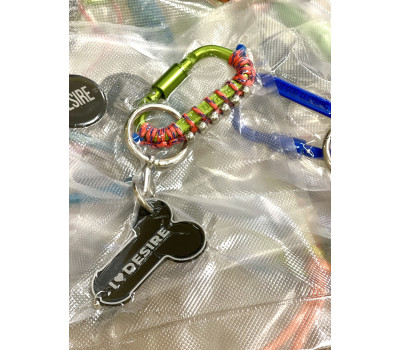 Брелок "I love Desire" в ассортименте с подвесом model-16 (фиолетовый с бусинами) Брелок "I love Desire" в ассортименте с подвесом model-16 (фиолетовый с бусинами)