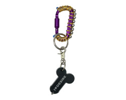 Брелок "I love Desire" в ассортименте с подвесом model-16 (фиолетовый с бусинами)