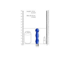Плетка со стимулятором из стекла Chrystalino Whipster-foto3
