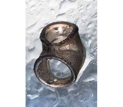 Эрекционное кольцо на пенис TOYFA XLover, Термопластичный эластомер (TPE), чёрный, 3,5 см