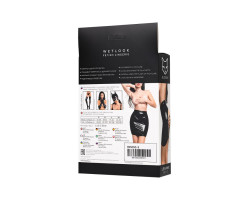 Мини-юбка Glossy Leanne из материала Wetlook, черный, L-foto4