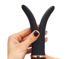 Вибратор FORK ROD 3 мотора USB 7 режиморв, черный-foto3