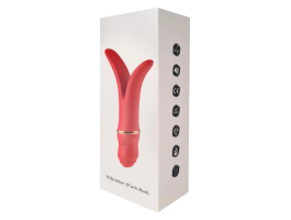 Вибратор FORK ROD 3 мотора USB 7 режиморв, черный-foto2