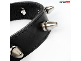 ОШЕЙНИК кожа, цвет чёрный арт. NTB-80357-foto4