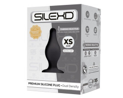 Анальная втулка SILEXD Plug Model 2, черный, XS