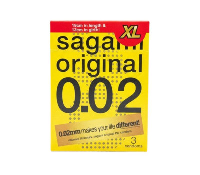 Презервативы Sagami Original 002 Extra Large полиуретановые, увеличенного размера, 3 шт. Презервативы Sagami Original 002 Extra Large полиуретановые, увеличенного размера, 3 шт.