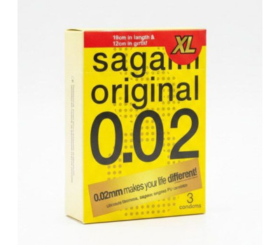 Презервативы Sagami Original 002 Extra Large полиуретановые, увеличенного размера, 3 шт. Презервативы Sagami Original 002 Extra Large полиуретановые, увеличенного размера, 3 шт.