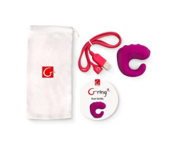 NEW! Вибратор на палец 2 в 1 Gvibe Gring XL - Sweet Raspberry, 5 см-foto7