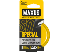 ПРЕЗЕРВАТИВЫ "MAXUS" SPECIAL №3 (точечно-ребристые) в металлическом кейсе