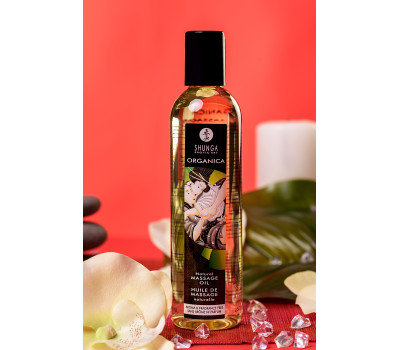 Возбуждающее массажное масло Shunga Organica Fragrance Free