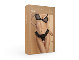 Утонченные черные трусики с доступом и нежной юбочкой (Easy to love) (2XL/3XXL (50-52))-foto4
