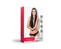 Утонченные черные трусики с доступом и нежной юбочкой (Easy to love) (2XL/3XXL (50-52))-foto3