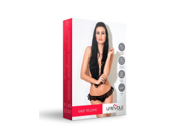 Утонченные черные трусики с доступом и нежной юбочкой (Easy to love) (2XL/3XXL (50-52))-foto3