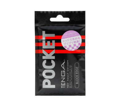 TENGA Pocket Мастурбатор Block Edge