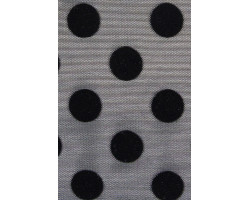 Amoralle Топ в бархатный горошек черного цвета Sheer Polkadot Top размер M-foto3