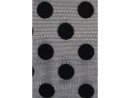 Amoralle Топ в бархатный горошек черного цвета Sheer Polkadot Top размер M-foto3