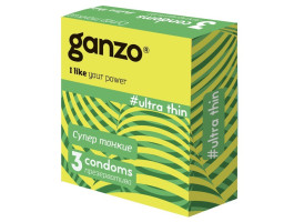 ПРЕЗЕРВАТИВЫ "GANZO" ULTRA THIN №3 (Супер тонкие), 3 шт. в упак. ПРЕЗЕРВАТИВЫ "GANZO" ULTRA THIN №3 (Супер тонкие), 3 шт. в упак.