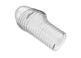 Рельефная насадка на пенис прозрачная Pretty Love BI-026291M-foto4