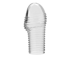 Рельефная насадка на пенис прозрачная Pretty Love BI-026291M