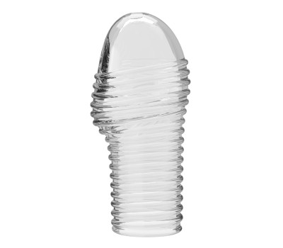 Рельефная насадка на пенис прозрачная Pretty Love BI-026291M