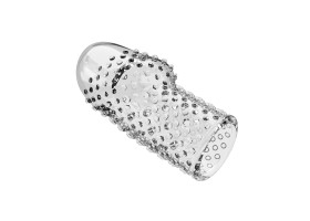 Рельефная насадка на пенис прозрачная Pretty Love BI-026290M-foto4