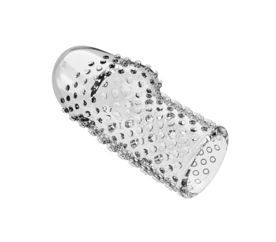 Рельефная насадка на пенис прозрачная Pretty Love BI-026290M