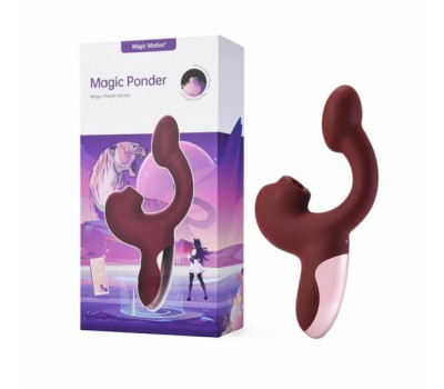 Вибратор Magic Motion Magic Ponder бордовый