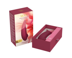 Бесконтактный клиторальный стимулятор Womanizer Next бордовый