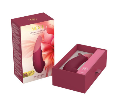 Бесконтактный клиторальный стимулятор Womanizer Next бордовый