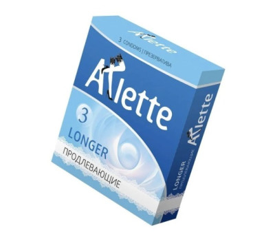 Презервативы Arlette Longer продлевающие, 3 шт.