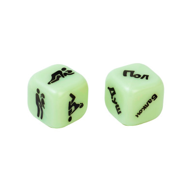 Кубики для взрослых "Места и позы", 2 шт, 2.5 х 2.5 см, 18+   9195264