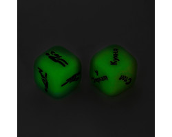 Кубики для взрослых "Места и позы", 2 шт, 2.5 х 2.5 см, 18+   9195264-foto2