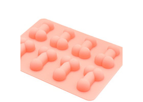 Форма силиконовая для шоколада "18+", 5х14 см, розовый   9228067