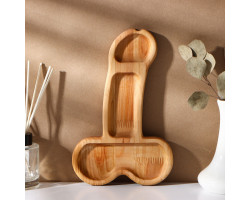 Блюдо для подачи "L" в подарочной коробке, береза, 25х16,5х1,7 см 9506838-foto2