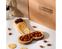 Блюдо для подачи "XL" в подарочной коробке, береза, 32,5х20х1,7 см 9506839-foto3