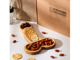 Блюдо для подачи "XL" в подарочной коробке, береза, 32,5х20х1,7 см 9506839-foto3